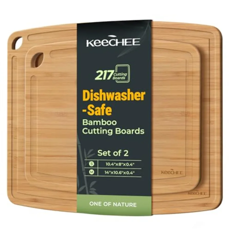 Dishwasher Safe Bamboo Cutting Boards Durable Lightweight Wood Cutting Board for Busy Kitchen, Easy Storage and Clean Wooden Ch
Dishwasher Safe Bamboo Cutting Boards Durable Lightweight Wood Cutting Board for Busy Kitchen, Easy Storage and Clean Wooden Ch