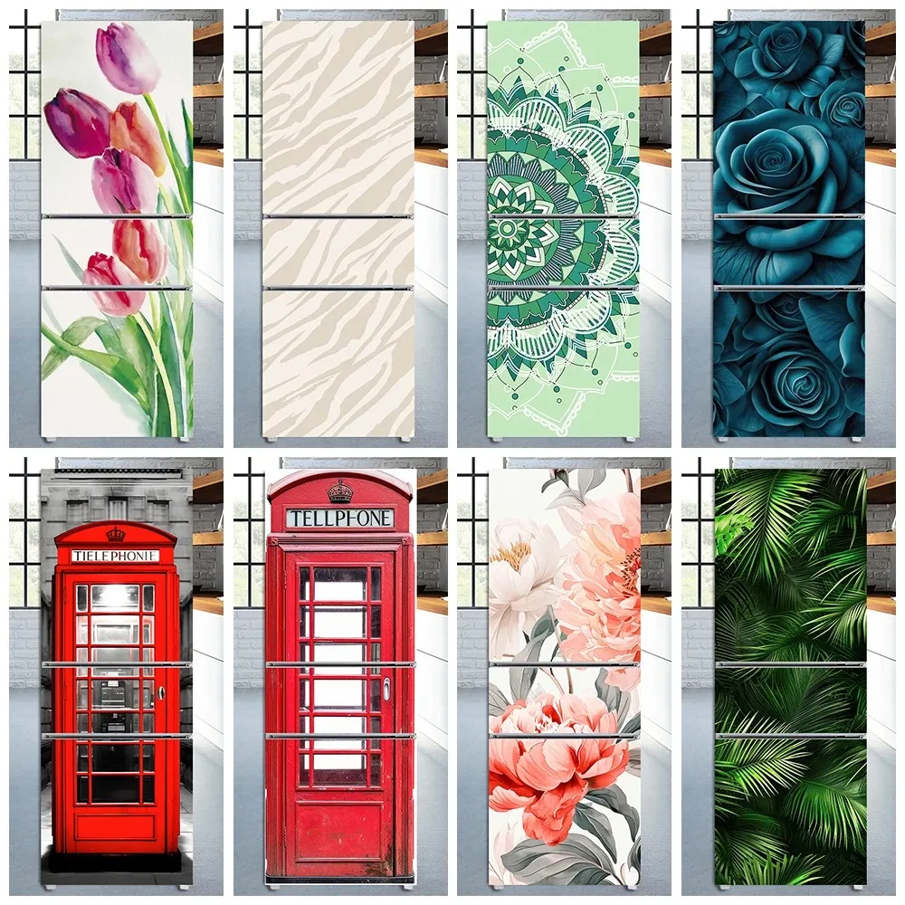 INS Style Blue Rose Art Fridge Door Sticker Floral Plants Refrigerator Mural Wallpaper Kitchen Cabinet Decor
INS Style Blue Rose Art Fridge Door Sticker Floral Plants Refrigerator Mural Wallpaper Kitchen Cabinet Decor