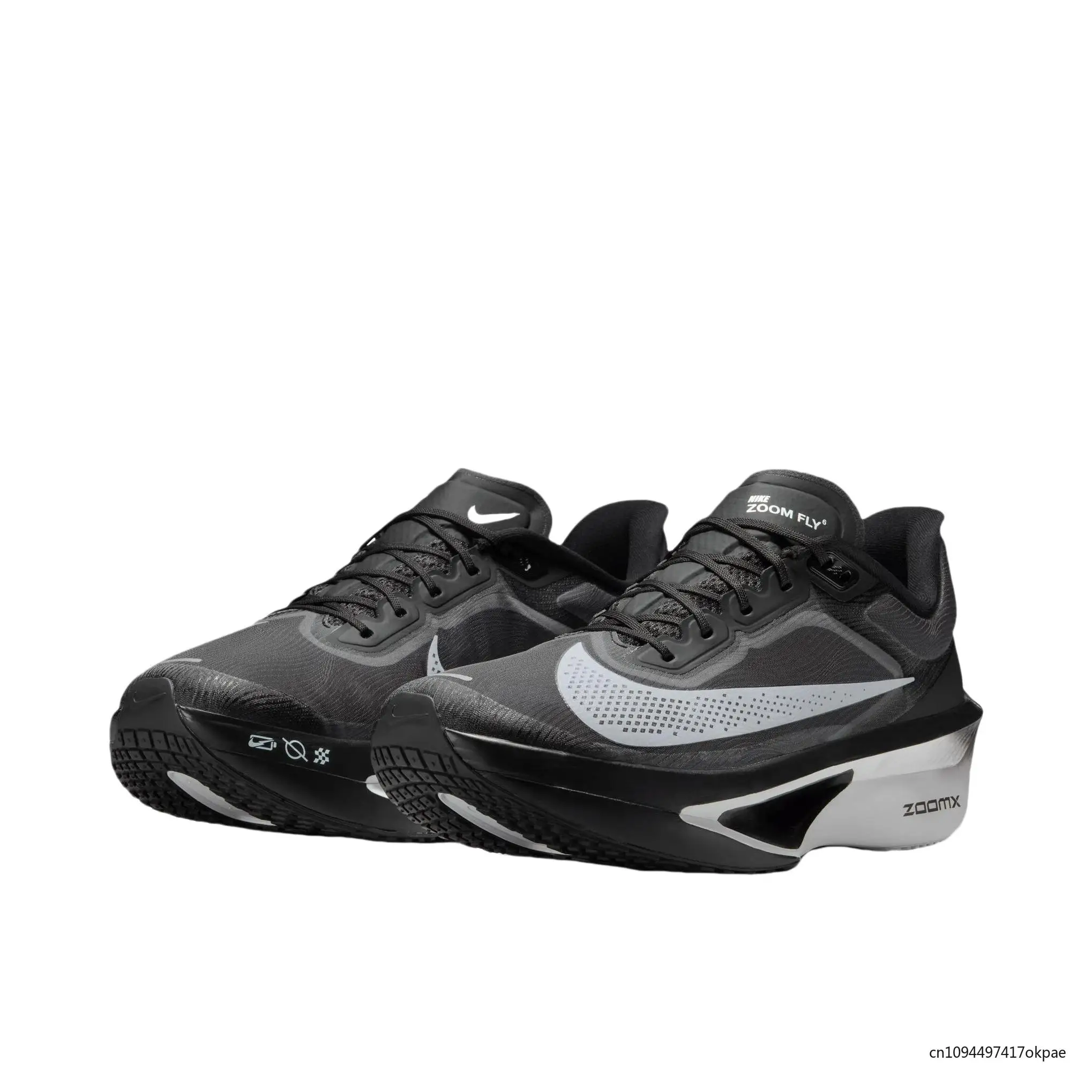 Женские и мужские кроссовки Nike Zoom Fly 6, черные, серые, противоскользящие и износостойкие кроссовки с низким берцем и толстой подошвой FN8454-001
Женские и мужские кроссовки Nike Zoom Fly 6, черные, серые, противоскользящие и износостойкие кроссовки с низким берцем и толстой подошвой FN8454-001