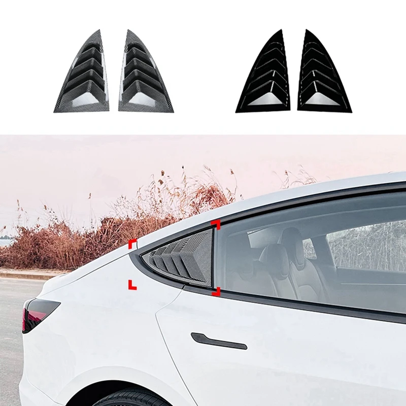 A22F-For Tesla Model 3 Highland 2024+ Rear Side Window Louvers Air Vent Scoop Shades Cover Blinds Spoiler
A22F-For Tesla Model 3 Highland 2024+ Rear Side Window Louvers Air Vent Scoop Shades Cover Blinds Spoiler
