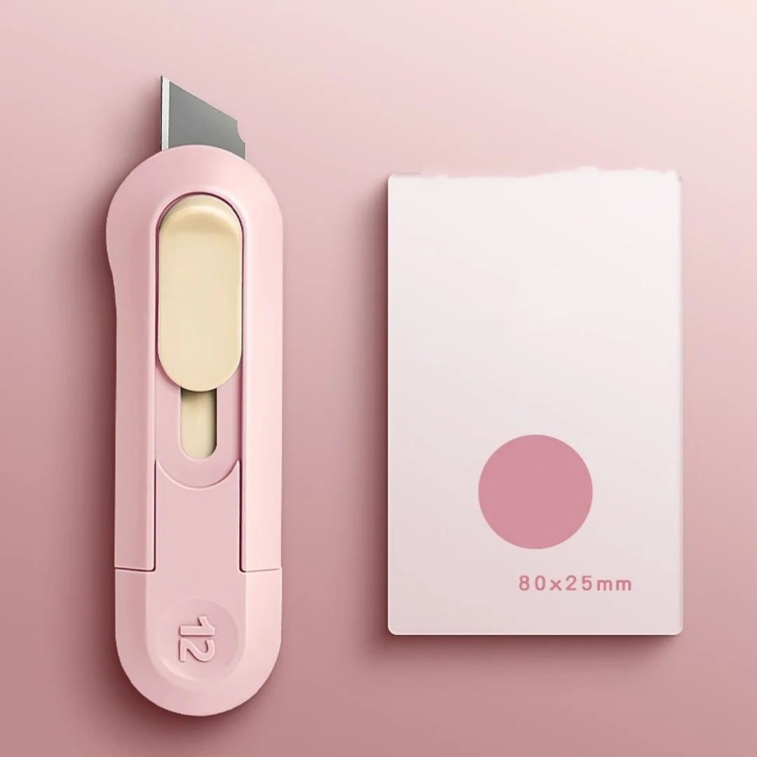Pink Deli Box Cutter Utility Knife 1PC Auto Lock Safety Knife Express Unpacking Cutter High Value Wallpaper Knife Fashion Office
Pink Deli Box Cutter Utility Knife 1PC Auto Lock Safety Knife Express Unpacking Cutter High Value Wallpaper Knife Fashion Office