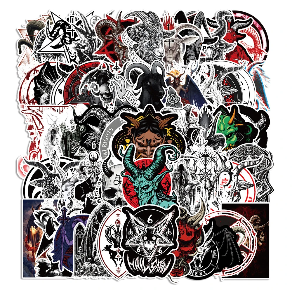 10/30/50PCS Horror Demon Satan Stickers Dark Gothic Cartoon Decal for Notebook Helmet Guitar Phone Cool Waterproof Vinyl Sticker
10/30/50PCS Horror Demon Satan Stickers Dark Gothic Cartoon Decal for Notebook Helmet Guitar Phone Cool Waterproof Vinyl Sticker