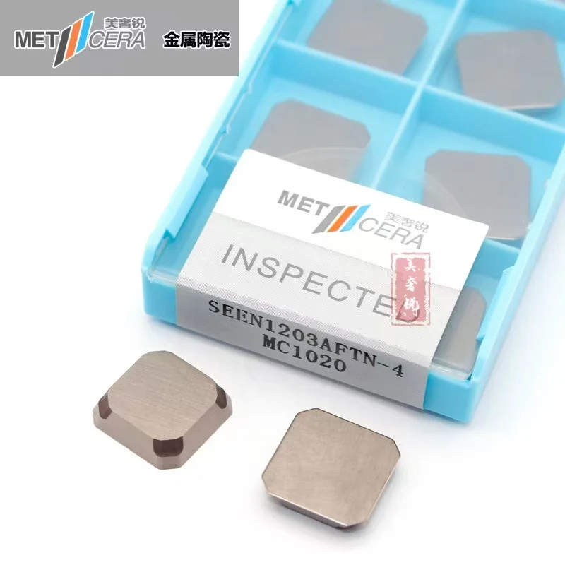 METCERA SEEN1203AFTN-4 MC1020 Carbide Inserts Milling Insert
METCERA SEEN1203AFTN-4 MC1020 Carbide Inserts Milling Insert
