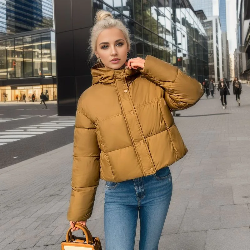 Winter 2023 New Solid Color Short Parka Coat For Fashion Winter Big Pocket Hooded Parka Loose Jackets Women Hooded Down Jackets
Winter 2023 New Solid Color Short Parka Coat For Fashion Winter Big Pocket Hooded Parka Loose Jackets Women Hooded Down Jackets