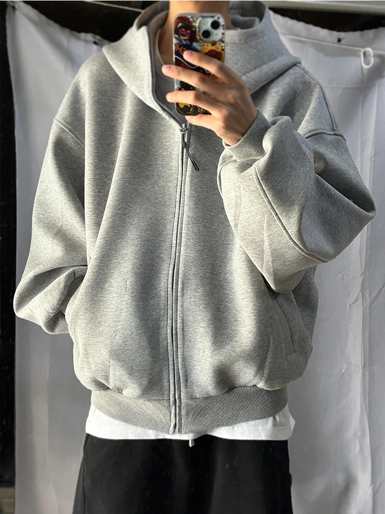 Trendy American Sle Heavyweight 0g Hoodie Men's Loose Double Zipper Open Cardigan Jaet Autumn Winter Casual Loose Fit
Trendy American Sle Heavyweight 0g Hoodie Men's Loose Double Zipper Open Cardigan Jaet Autumn Winter Casual Loose Fit