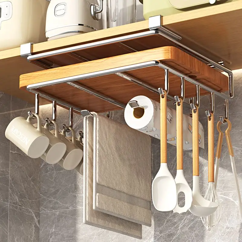 Creative Cultural Kitchen Storage Rack Stainless Steel Pot Lid Holder Cabinet Tissue Holder Cutting Board Stand No Drilling R...
Creative Cultural Kitchen Storage Rack Stainless Steel Pot Lid Holder Cabinet Tissue Holder Cutting Board Stand No Drilling R...