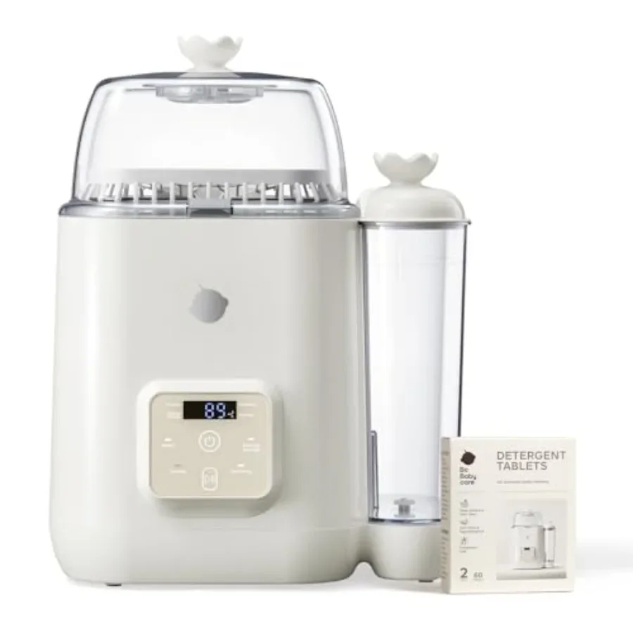 Baby bottle washer sterilizer dryer for home use BPA-free plastic white deep cleans 99.99 germs with 72-hour hygienic storage
Baby bottle washer sterilizer dryer for home use BPA-free plastic white deep cleans 99.99 germs with 72-hour hygienic storage