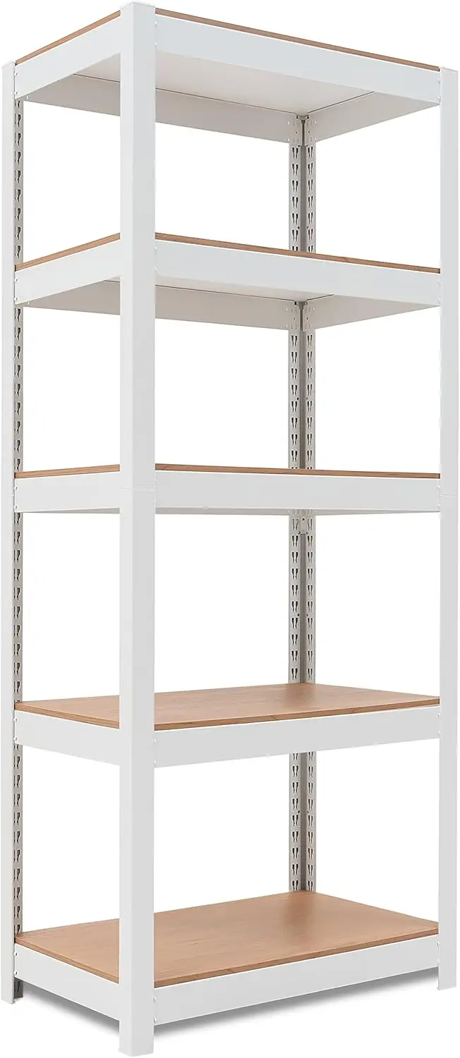 House 5 Tier 24.1"" W Laminated Metal Shelving Unit Adjustable Storage Utility Ra Heavy Duty Shelves Organization Multipurpose
House 5 Tier 24.1"" W Laminated Metal Shelving Unit Adjustable Storage Utility Ra Heavy Duty Shelves Organization Multipurpose