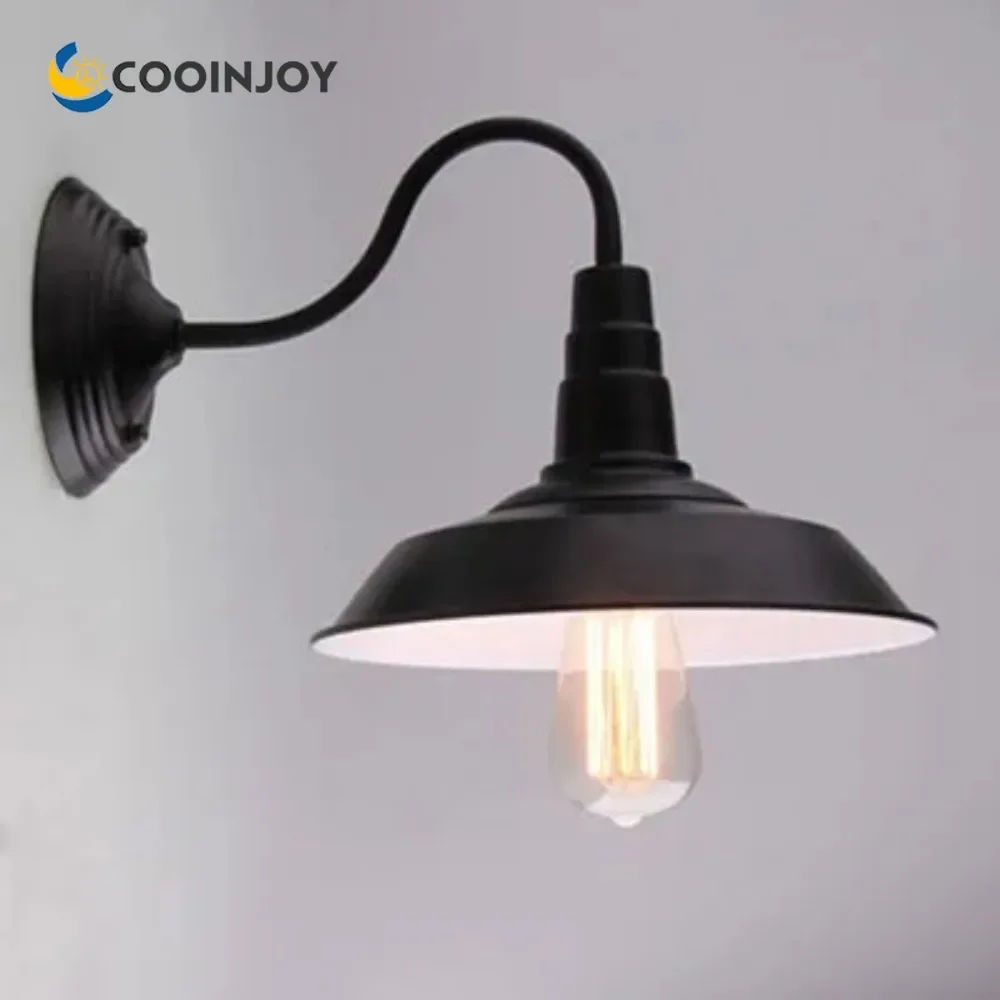 JOYINLED Vintage Wall Lamp Retro IronIndustrial Wall Sconce E27 Black Pot Cover with Shade American for Cafe Bar Living Room
JOYINLED Vintage Wall Lamp Retro IronIndustrial Wall Sconce E27 Black Pot Cover with Shade American for Cafe Bar Living Room