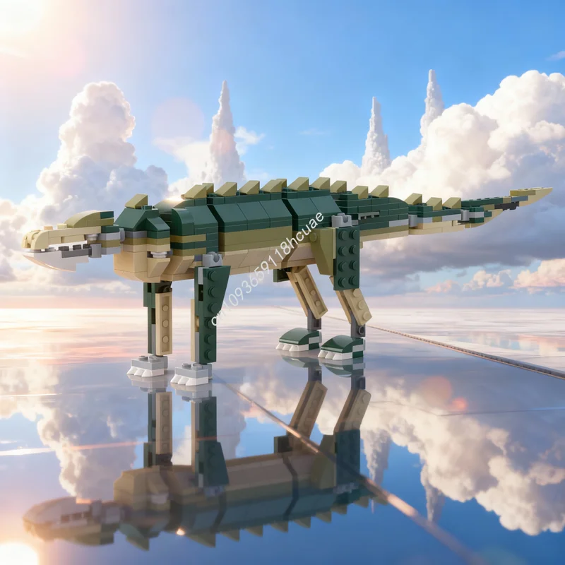 230pcs MOC Fasolasuchus Tenax 1 Creator 3 Model Building Toys Blocks Architecture Christmas Gift Assemble Idea Creative Brick
230pcs MOC Fasolasuchus Tenax 1 Creator 3 Model Building Toys Blocks Architecture Christmas Gift Assemble Idea Creative Brick