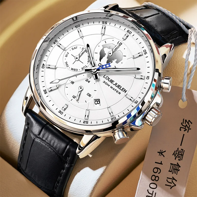 Stainless Steel New Six-Hands Month-Date Display Luminous Waterproof Tourbillon Self-Wind Automatic Watch for Men
Stainless Steel New Six-Hands Month-Date Display Luminous Waterproof Tourbillon Self-Wind Automatic Watch for Men