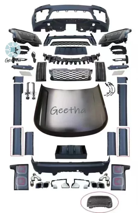 Automotive Body Kit For Range Rover Vogue L405 2013-2017 Upgrade To 2020 Svo Model Car Bumpers
Automotive Body Kit For Range Rover Vogue L405 2013-2017 Upgrade To 2020 Svo Model Car Bumpers