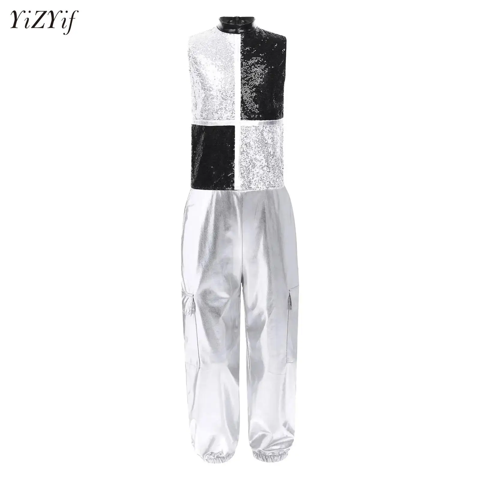 Children Dance Sequin Costumes Modern Hip Hop Jazz Dance Street Dance Performance Suit Boys Girls Sequin Tops And Pants Set
Children Dance Sequin Costumes Modern Hip Hop Jazz Dance Street Dance Performance Suit Boys Girls Sequin Tops And Pants Set