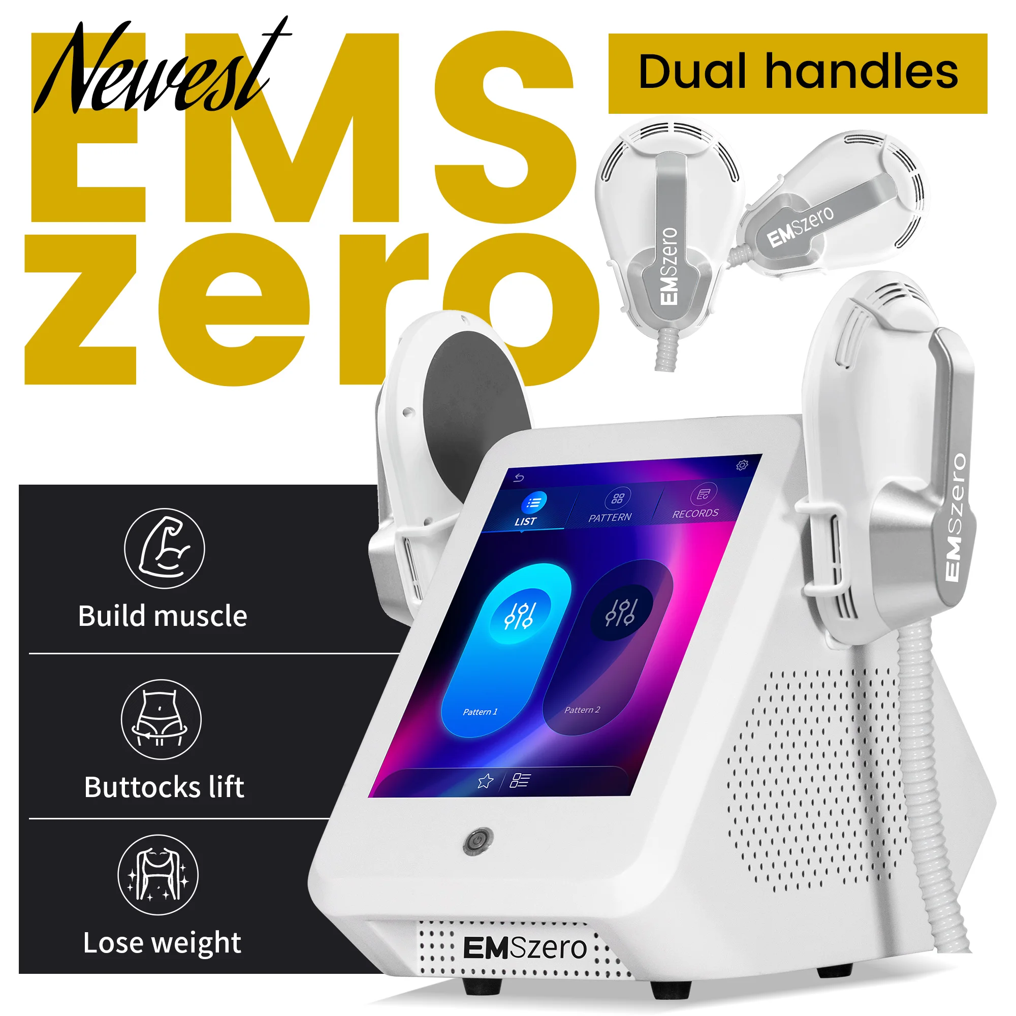 200HZ Body Sculpting Machine Sculpt Muscle Stimulation Fat Remova Butt Build Slimming RF Hiemt
200HZ Body Sculpting Machine Sculpt Muscle Stimulation Fat Remova Butt Build Slimming RF Hiemt