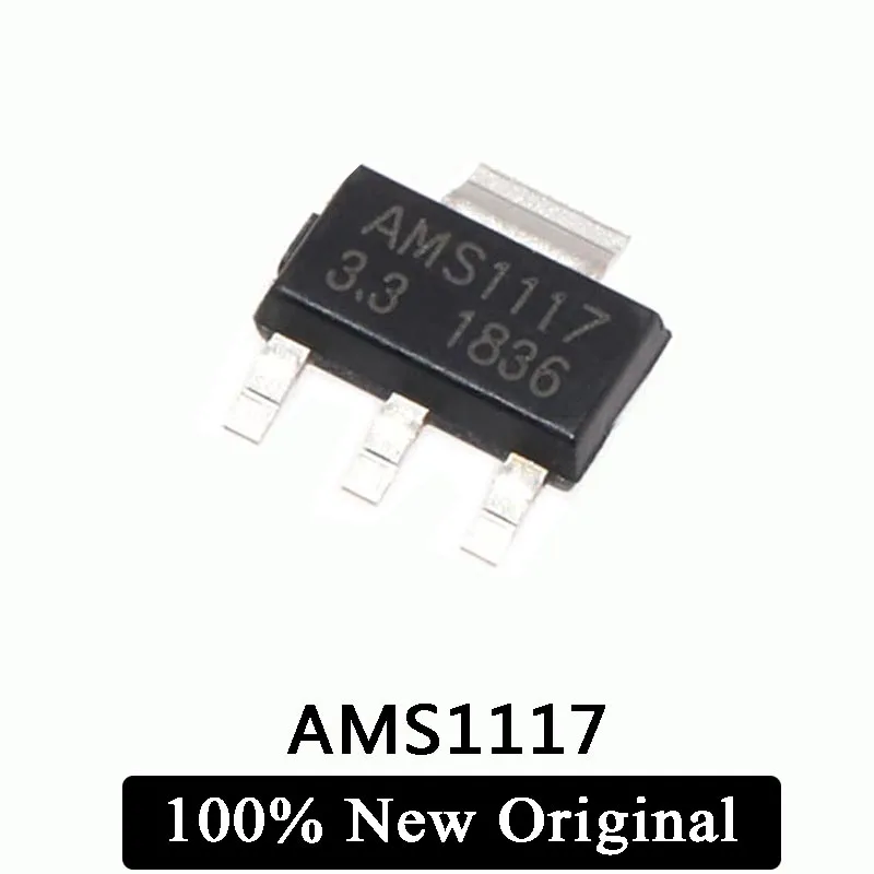 50PCS AMS1117 series AMS1117-1.2 AMS1117-1.5 AMS1117-1.8 AMS1117-2.5 AMS1117-3.3 AMS1117-5.0 SOT223 IC Chipset in stock
50PCS AMS1117 series AMS1117-1.2 AMS1117-1.5 AMS1117-1.8 AMS1117-2.5 AMS1117-3.3 AMS1117-5.0 SOT223 IC Chipset in stock