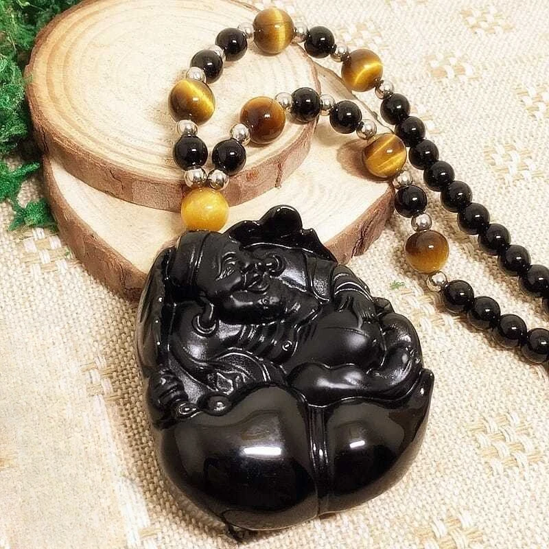 Обсидиановый кулон Jigong, Живой Будда, Daoji Zen Master, хрустальное ожерелье для мужчин и женщин
Обсидиановый кулон Jigong, Живой Будда, Daoji Zen Master, хрустальное ожерелье для мужчин и женщин
