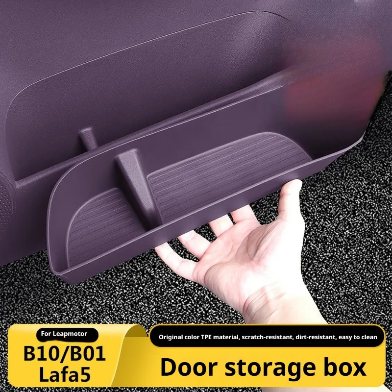 Car Door Storage Bin for Leapmotor B10 B01 B05 Lafa5 B03X A10 Door Slot Box Storage Pad TPE Car Interior Modified Accessories
Car Door Storage Bin for Leapmotor B10 B01 B05 Lafa5 B03X A10 Door Slot Box Storage Pad TPE Car Interior Modified Accessories