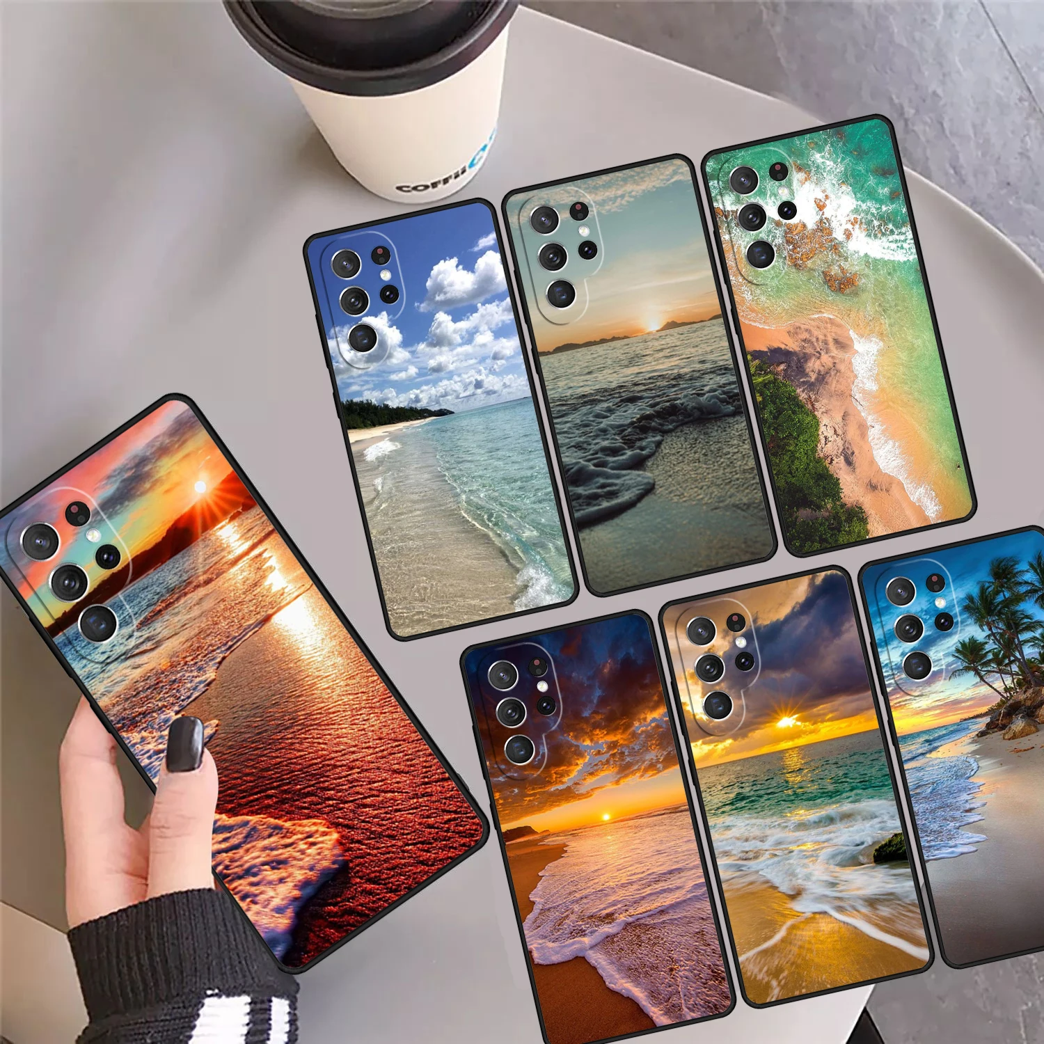 Summer Beach Sunset On Sea Phone Case Cover For Samsung Galaxy S24 Ultra 23 S22 Plus S21 FE S20 S8 S9 S10 Note 10 Pro 20
Summer Beach Sunset On Sea Phone Case Cover For Samsung Galaxy S24 Ultra 23 S22 Plus S21 FE S20 S8 S9 S10 Note 10 Pro 20