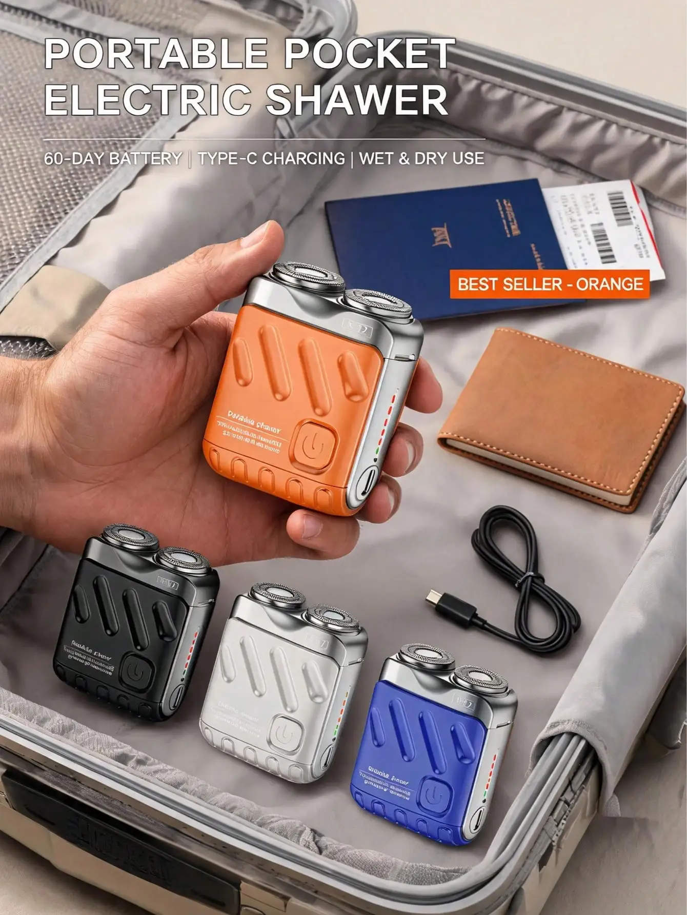 Men's Electric Shaver, R12 Mini Wireless Travel Shaver, 60-Day Battery Life, Type-C Charging, Waterproof Wet & Dry Use, Self-Sharpening Floating Blades, Suitable For Daily Use And Travel, Gift
Men's Electric Shaver, R12 Mini Wireless Travel Shaver, 60-Day Battery Life, Type-C Charging, Waterproof Wet & Dry Use, Self-Sharpening Floating Blades, Suitable For Daily Use And Travel, Gift
