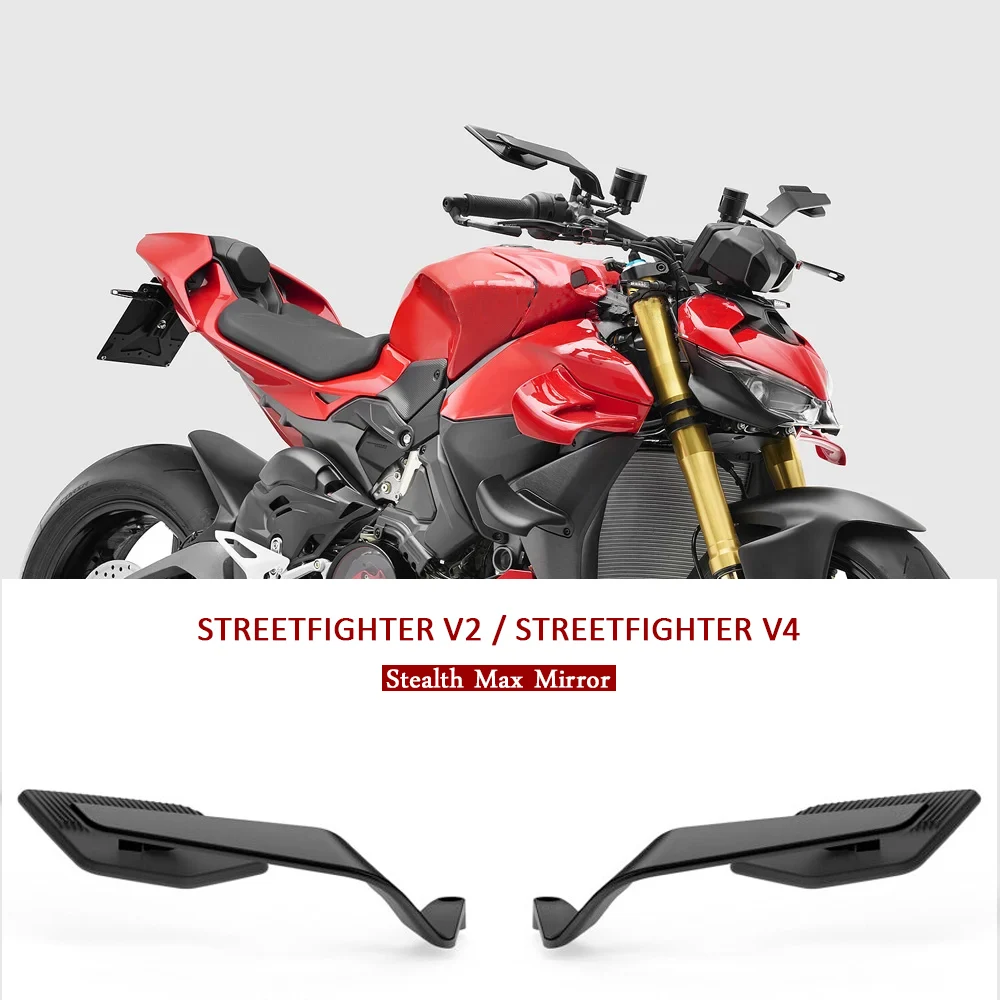 2023-2025 V2 V4 Motorcycle Accessories Mirrors Stealth Max Mirror To Rotate Adjustable Mirrors For Ducati Streetfighter V2 V4 S
2023-2025 V2 V4 Motorcycle Accessories Mirrors Stealth Max Mirror To Rotate Adjustable Mirrors For Ducati Streetfighter V2 V4 S