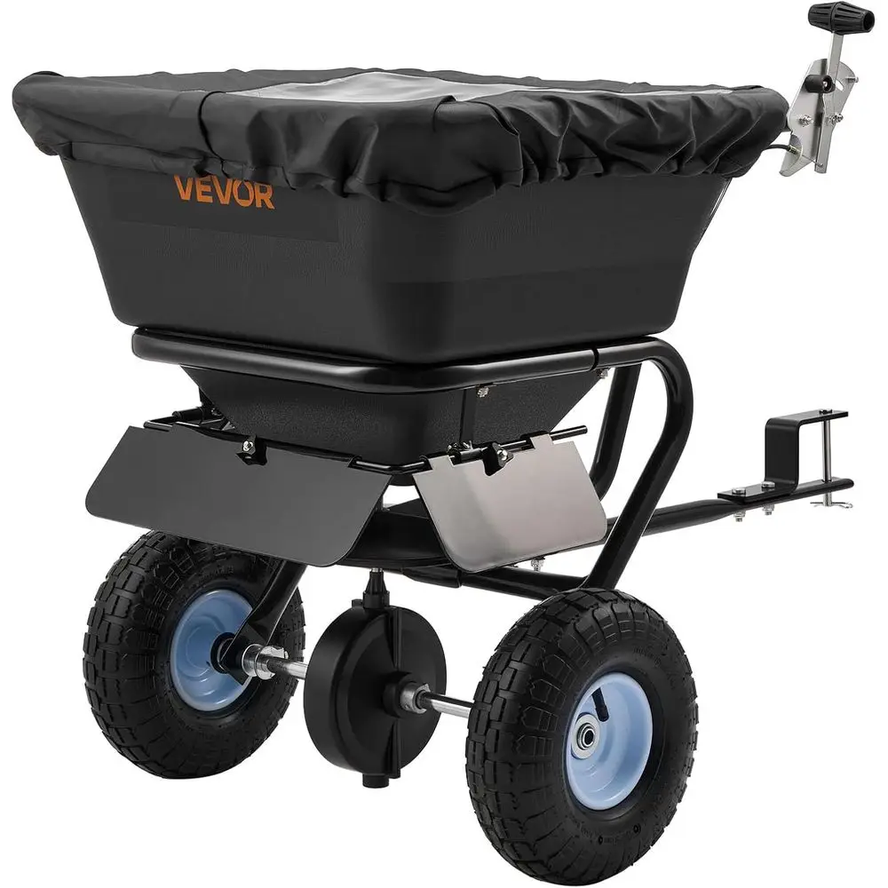 All-Terrain 9.8ft Spreader with 10 Tires, 85 lbs Capacity, Adjustable Controls for Lawn Seed & Ice Melt
All-Terrain 9.8ft Spreader with 10 Tires, 85 lbs Capacity, Adjustable Controls for Lawn Seed & Ice Melt