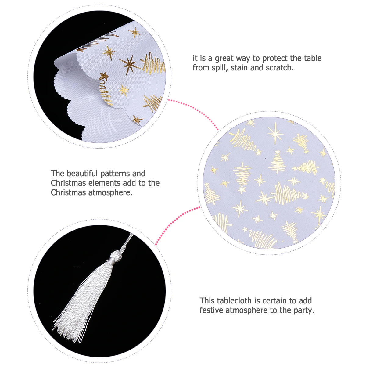 1Pcs Christmas Table Runner Gold Foil Tree Pattern Tablecloth Decorative Dining Cover Party Dining Table Decor
1Pcs Christmas Table Runner Gold Foil Tree Pattern Tablecloth Decorative Dining Cover Party Dining Table Decor