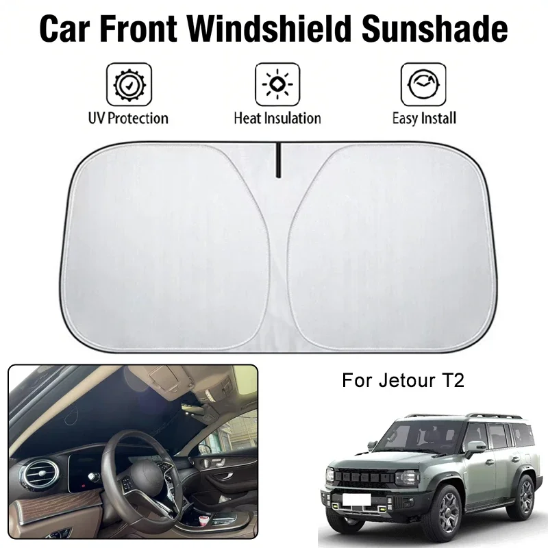 Foldable Car Windshield Sun Shade UV Block Heat Insulation For Jetour T2 Interior Protection Accessories
Foldable Car Windshield Sun Shade UV Block Heat Insulation For Jetour T2 Interior Protection Accessories