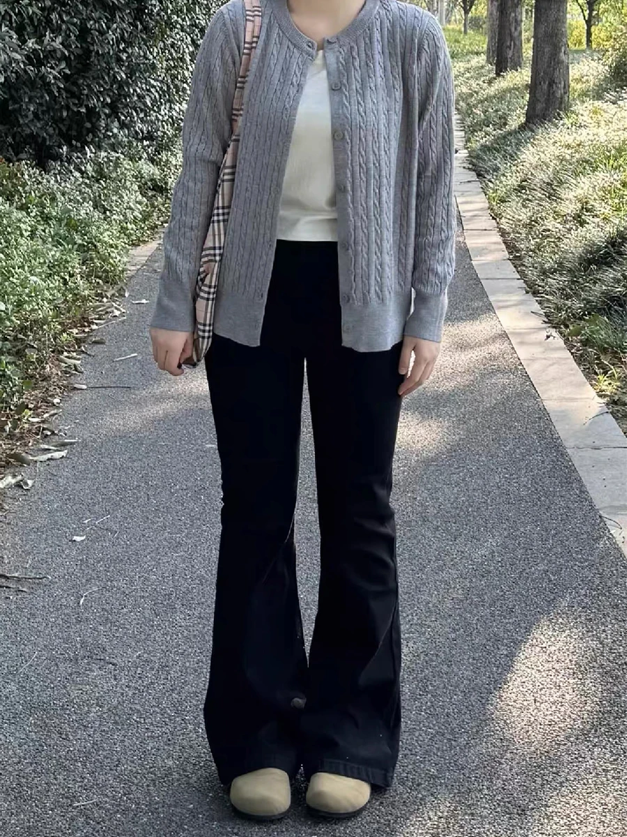 Плюс размер, прямые расклешенные джинсы с высокой талией, женские осенне-зимние утягивающие брюки, повседневные хлопковые эластичные джинсы
Плюс размер, прямые расклешенные джинсы с высокой талией, женские осенне-зимние утягивающие брюки, повседневные хлопковые эластичные джинсы