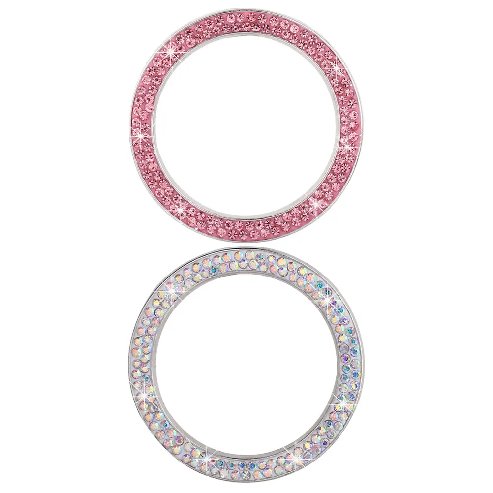 2pcs Push Start Button Cover Rhinestone Car Interior Decoration Engine Start Bling Cover Durable Pp Material Quick Adhesive
2pcs Push Start Button Cover Rhinestone Car Interior Decoration Engine Start Bling Cover Durable Pp Material Quick Adhesive