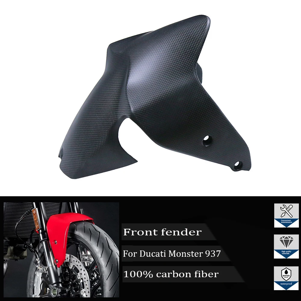 Suitable for Ducati Monster 937 2021-2023 21 22 23 motorcycle 3K carbon fiber front mudguard, dust cover, mudguard
Suitable for Ducati Monster 937 2021-2023 21 22 23 motorcycle 3K carbon fiber front mudguard, dust cover, mudguard
