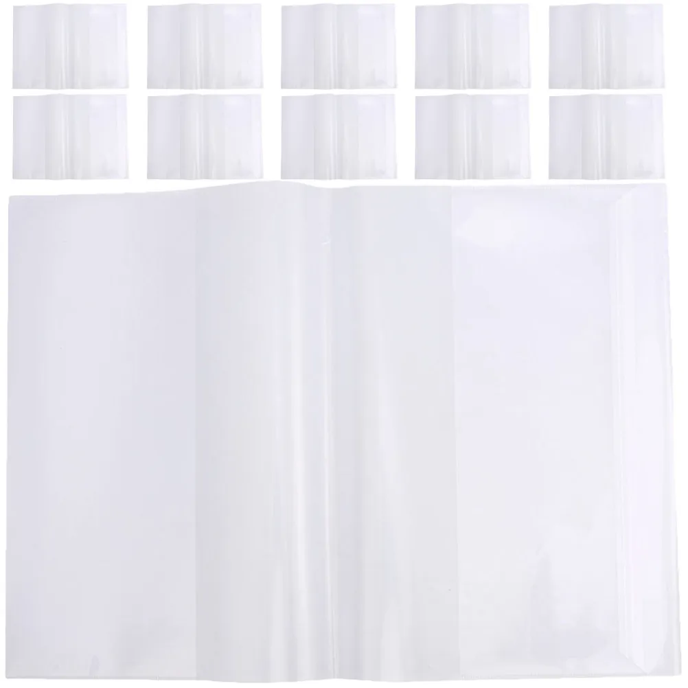 20 шт. прозрачных защитных обложек для книг, многоразовые чехлы для учебников
20 шт. прозрачных защитных обложек для книг, многоразовые чехлы для учебников