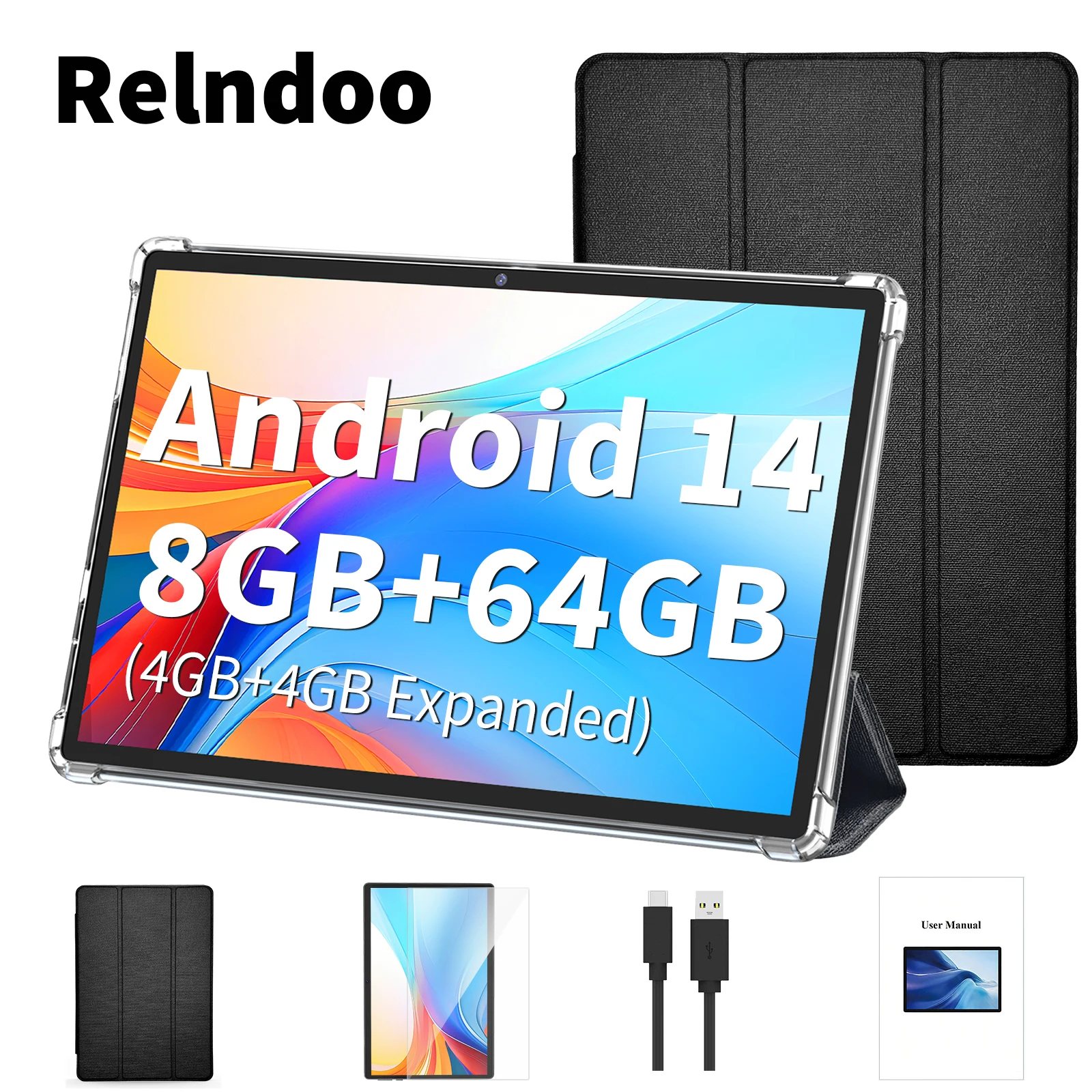 Новый 10,1-дюймовый планшет Relndoo, Android 14, расширенный 8 ГБ (4 ГБ + 4 ГБ), ОЗУ, 64 ГБ ПЗУ, двойная камера, IPS-экран, Wi-Fi, кожаный чехол
Новый 10,1-дюймовый планшет Relndoo, Android 14, расширенный 8 ГБ (4 ГБ + 4 ГБ), ОЗУ, 64 ГБ ПЗУ, двойная камера, IPS-экран, Wi-Fi, кожаный чехол