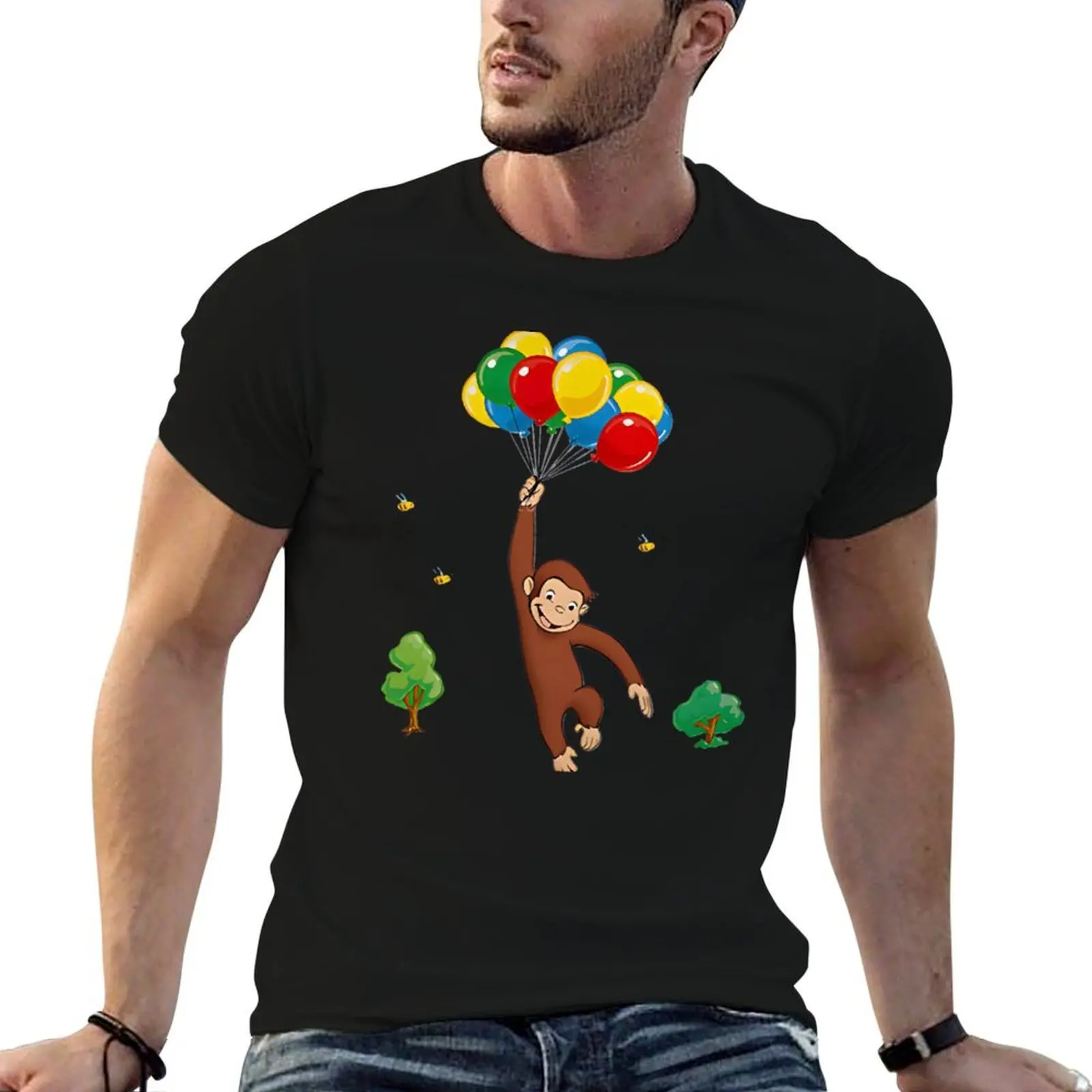 Balloon - curious george T-Shirt t shirts for man cotton t shirt for man T-Shirt
Balloon - curious george T-Shirt t shirts for man cotton t shirt for man T-Shirt