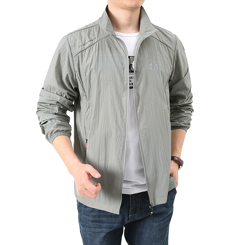 Sunscreen Waterproof UV Fashion Brand Men's Quick Dry Skin Coat Male Women Thin Outwear Ultra-Light Windbreake Jacket Clothes
Sunscreen Waterproof UV Fashion Brand Men's Quick Dry Skin Coat Male Women Thin Outwear Ultra-Light Windbreake Jacket Clothes