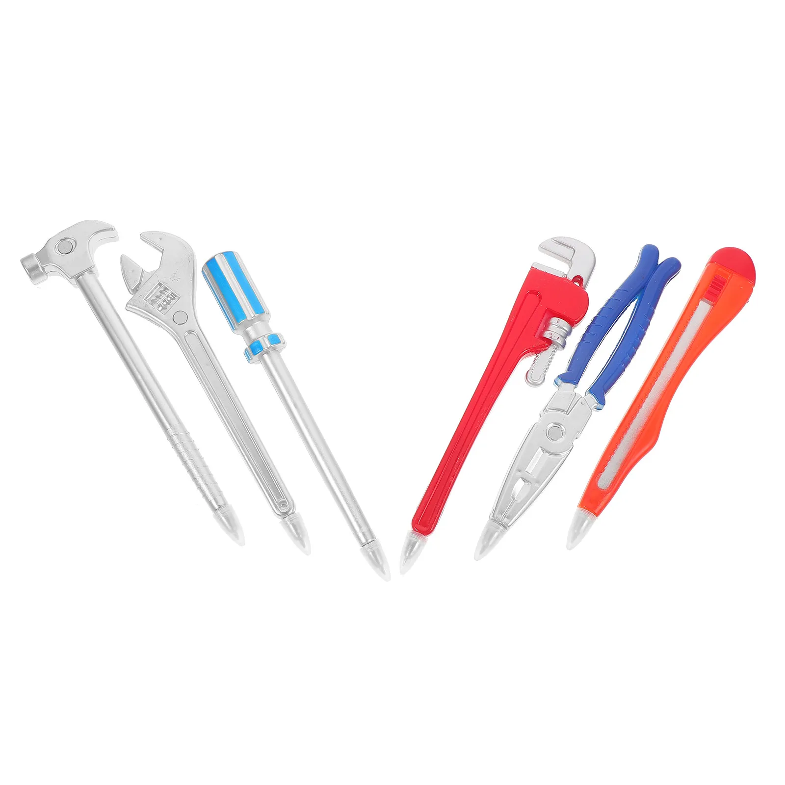 6Pcs Novelty Tool Pens Hardware Shape Adorable Cool Ballpoint Pens with Magnetic Design Portable Writing Accessory Student
6Pcs Novelty Tool Pens Hardware Shape Adorable Cool Ballpoint Pens with Magnetic Design Portable Writing Accessory Student