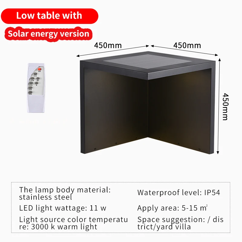 Outside Solar Lawn Light Modern Simple Garden Waterproof Bar Table And Chair Light Outdoor Garden Light Villa Landscape Bedroom
Outside Solar Lawn Light Modern Simple Garden Waterproof Bar Table And Chair Light Outdoor Garden Light Villa Landscape Bedroom