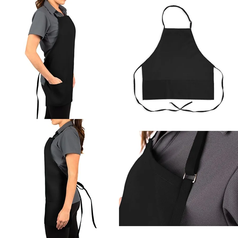 3 Pocket Adjustable Bib Apron for Men and Women - of
3 Pocket Adjustable Bib Apron for Men and Women - of