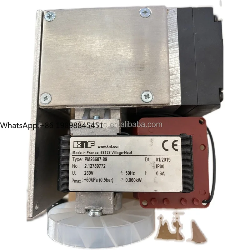 Original KNF PM26687-89 Diaphragm Vacuum Pump Sampling Pump 
Original KNF PM26687-89 Diaphragm Vacuum Pump Sampling Pump