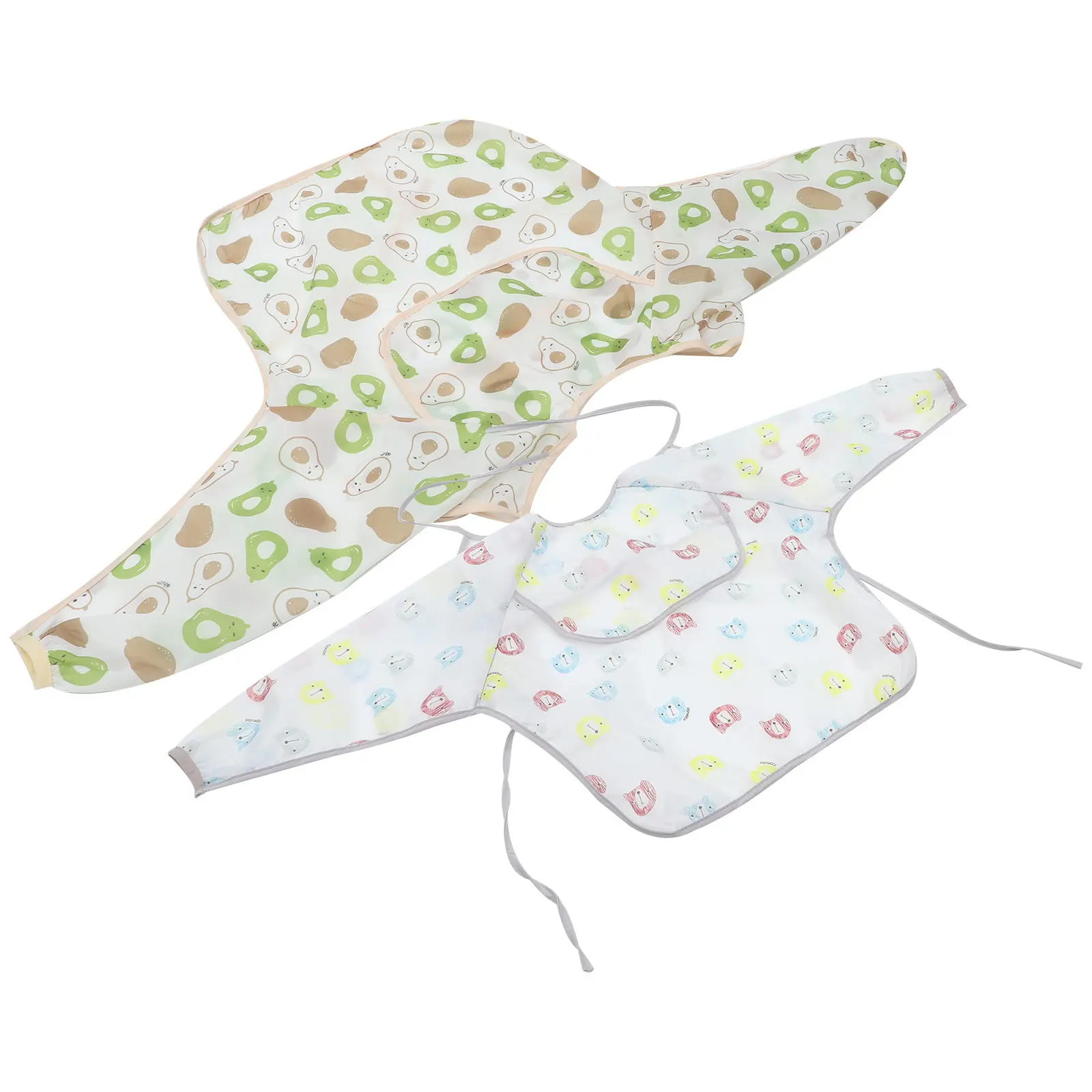 2 pcs Waterproof Long Sleeve Full Bibs For Baby Toddler Feeding Reusable Washable Polyester Crumb Tray Baby Bibs For Eating
2 pcs Waterproof Long Sleeve Full Bibs For Baby Toddler Feeding Reusable Washable Polyester Crumb Tray Baby Bibs For Eating