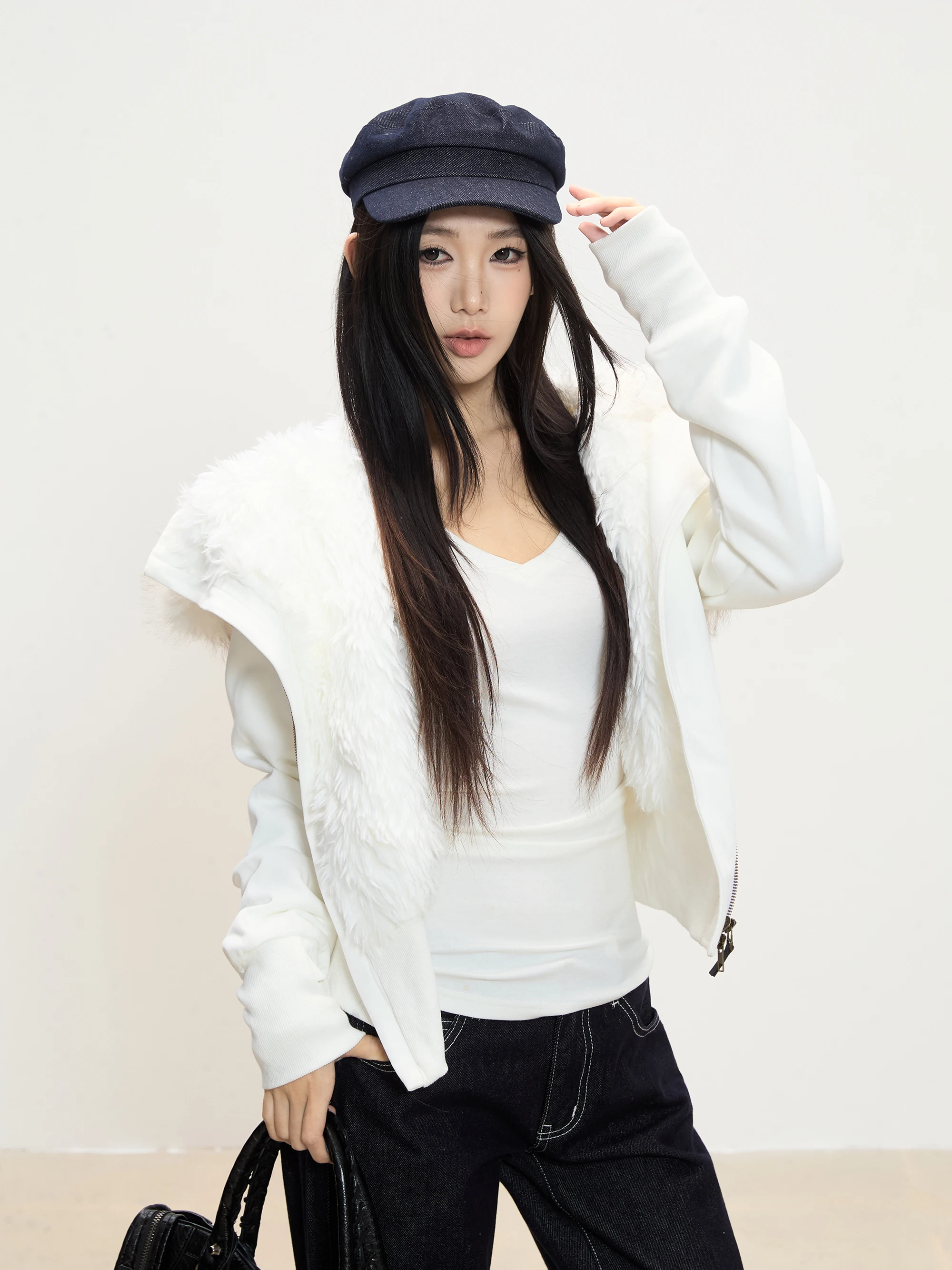 Withmin Women's ort Thiened Fce Lined Hooded Jaet Korean Sle Commute Faion Polyester Fiber Long Sve Coat
Withmin Women's ort Thiened Fce Lined Hooded Jaet Korean Sle Commute Faion Polyester Fiber Long Sve Coat