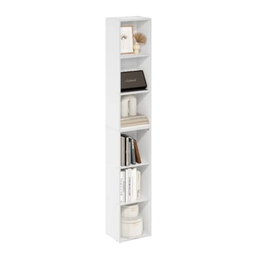 LUDER Book Shelf 6-Tier Tall Modern Bookshelf Bookcase with Open Shelves 9.3 x 12 x 71 for Living Room Bedroom Home Office
LUDER Book Shelf 6-Tier Tall Modern Bookshelf Bookcase with Open Shelves 9.3 x 12 x 71 for Living Room Bedroom Home Office