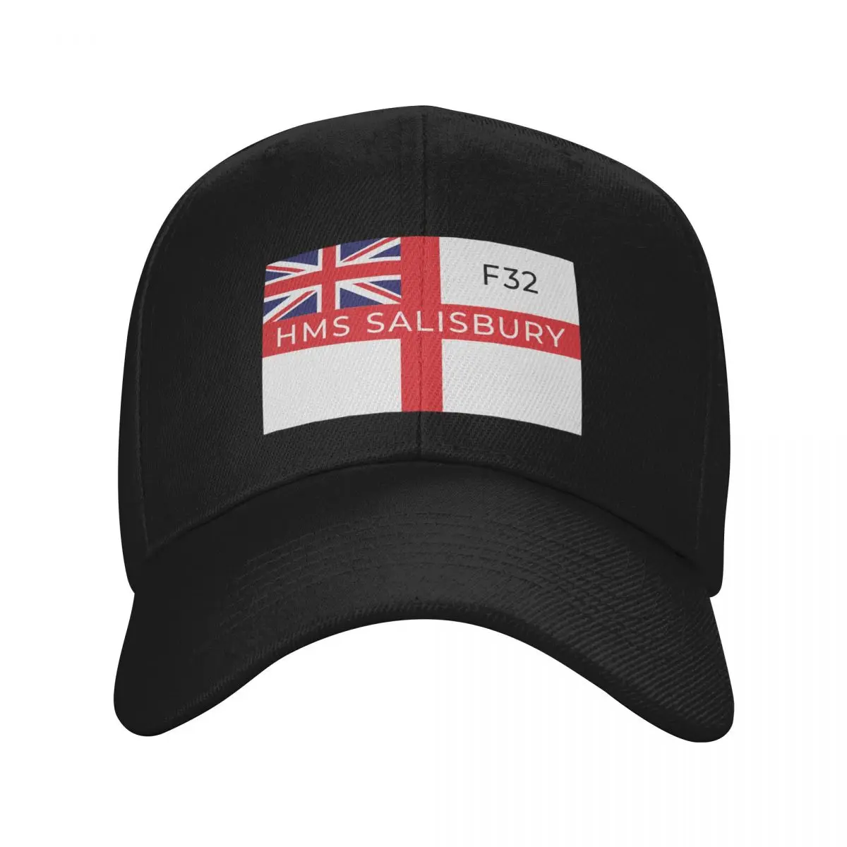 HMS Salisbury On British White Ensign - F32 - British Navy Type 61 Salisbury Class Frigate Baseball Cap
HMS Salisbury On British White Ensign - F32 - British Navy Type 61 Salisbury Class Frigate Baseball Cap