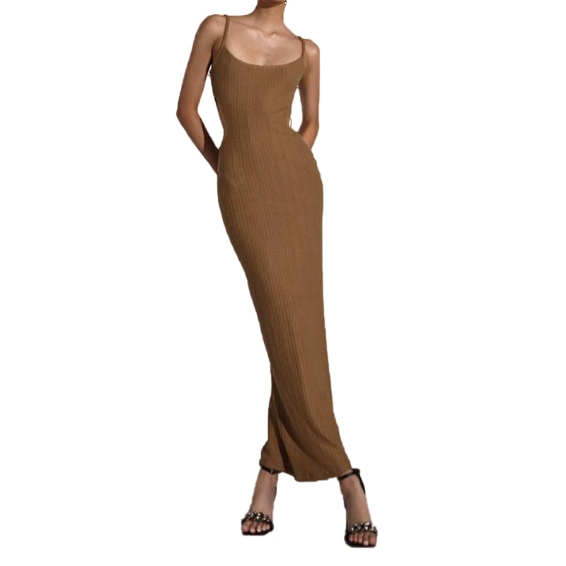 Hollow Out Knitted Dress, Summer Sexy Sleeveless Sling, O Neck Solid Elegant Club Party Dresses, Women Bodycon Vestidos
Hollow Out Knitted Dress, Summer Sexy Sleeveless Sling, O Neck Solid Elegant Club Party Dresses, Women Bodycon Vestidos