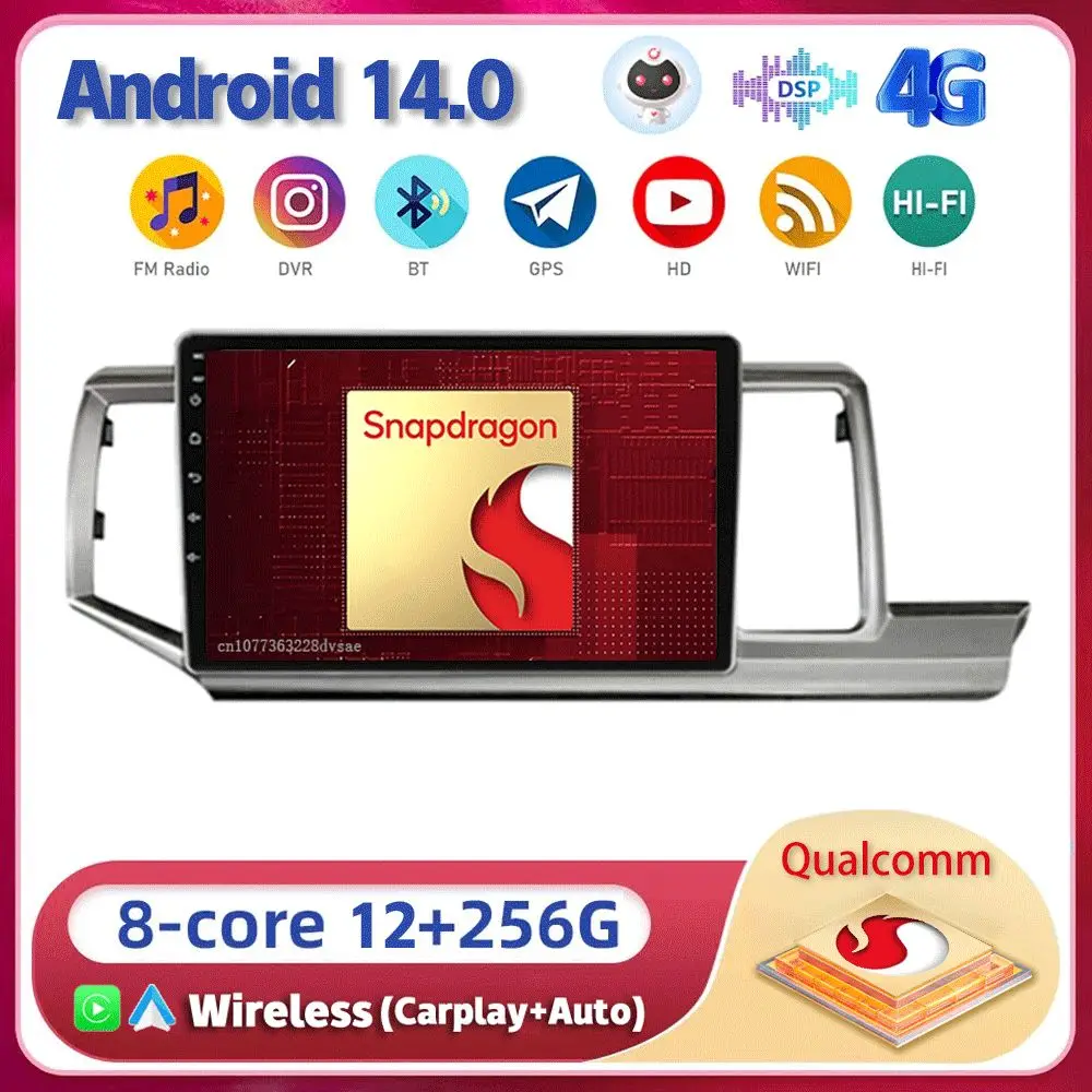 Автомагнитола Carplay, Android 14, Wi-Fi + 4G для Honda STEPWGN 2009-2015, мультимедийный видеоплеер, GPS, стерео, 2din, DVD, головное устройство DSP
Автомагнитола Carplay, Android 14, Wi-Fi + 4G для Honda STEPWGN 2009-2015, мультимедийный видеоплеер, GPS, стерео, 2din, DVD, головное устройство DSP