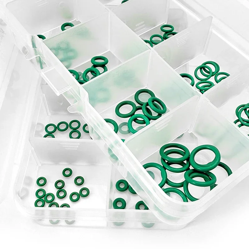 OD 4/5/6/7/8/10mm Green FKM Vitons Rubber O Ring Kit Wear Aging Resistant Gasket For Chemical Industry Equipment Sealing Parts
OD 4/5/6/7/8/10mm Green FKM Vitons Rubber O Ring Kit Wear Aging Resistant Gasket For Chemical Industry Equipment Sealing Parts