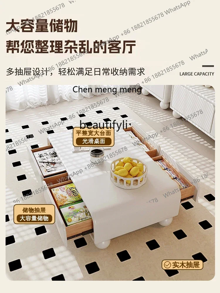 K185 Cream Style Tea Table Living Room Home Modern Minimalist Creative and Slightly Luxury Tea Table
K185 Cream Style Tea Table Living Room Home Modern Minimalist Creative and Slightly Luxury Tea Table