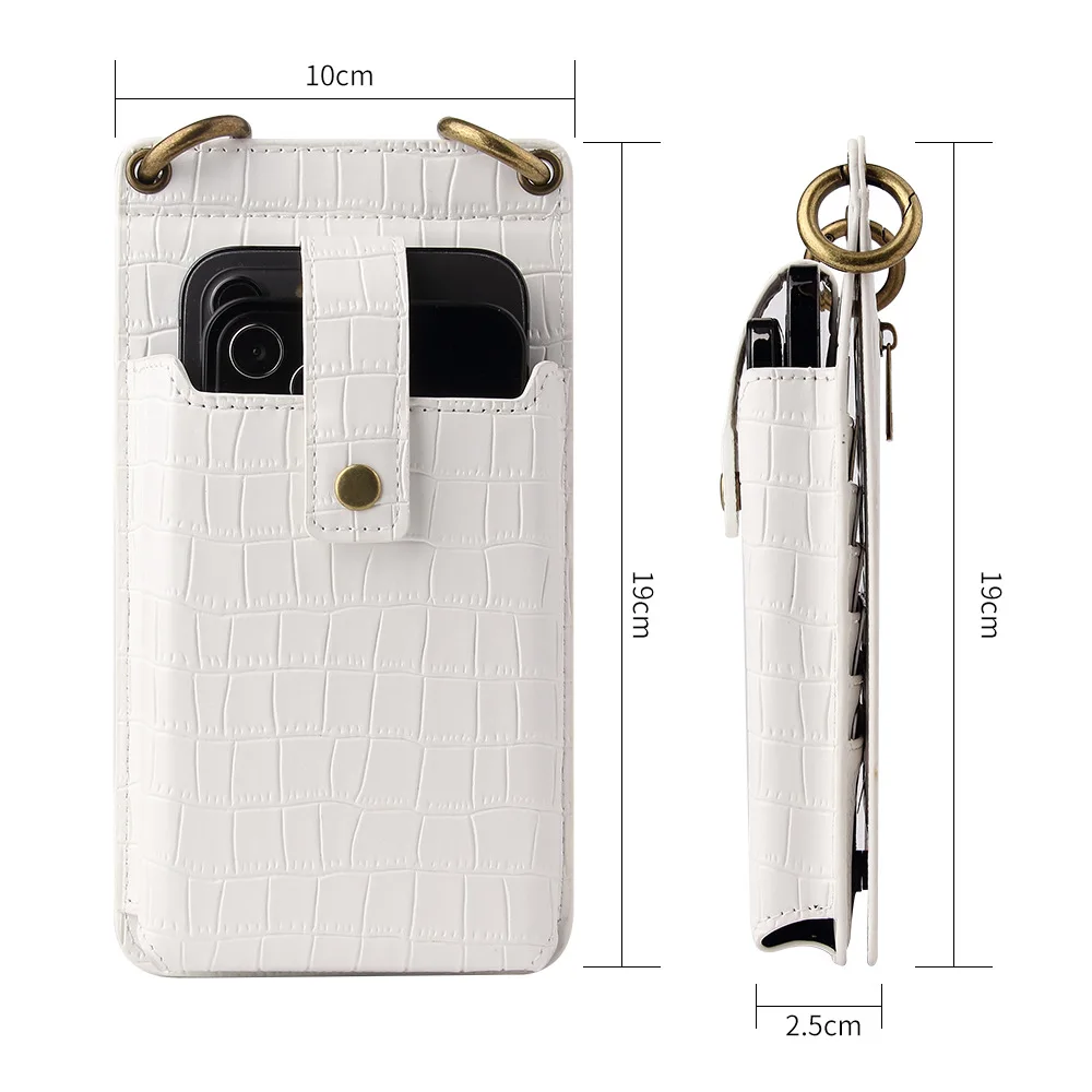 Women Mobile Phone Bags New Multi-function Messenger Vertical Retro Mini One Shoulder Crocodile Pattern Zero Wallet Dropshipping
Women Mobile Phone Bags New Multi-function Messenger Vertical Retro Mini One Shoulder Crocodile Pattern Zero Wallet Dropshipping