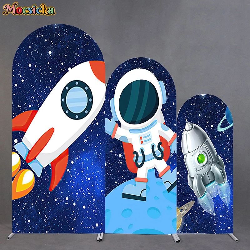 Mocsicka Space Arch Cover Background Photography Universe Astronaut Spacecraft Decor Children Baby Happy Birthday Party Backdrop
Mocsicka Space Arch Cover Background Photography Universe Astronaut Spacecraft Decor Children Baby Happy Birthday Party Backdrop
