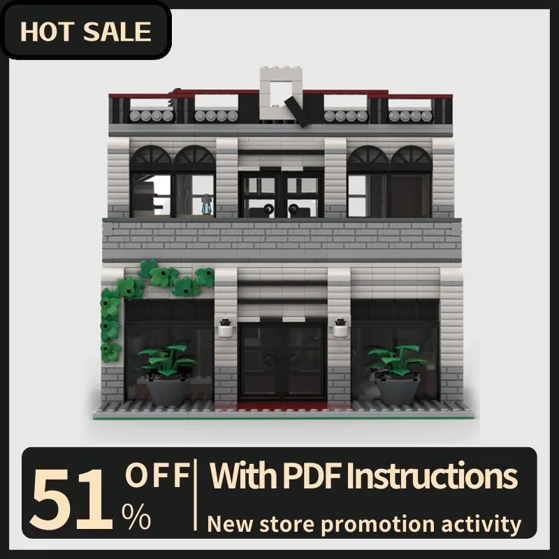 New 1553Pcs City Hot Selling Street View Moc Modular Fashion Salon Model Diy Creative Ideas Toys Birthday Gifts Custom Puzzles
New 1553Pcs City Hot Selling Street View Moc Modular Fashion Salon Model Diy Creative Ideas Toys Birthday Gifts Custom Puzzles