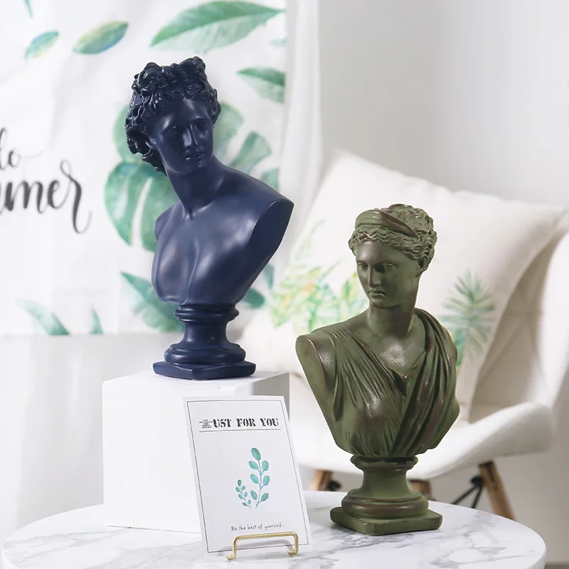 1pc European David Head Figurine Greek Mythology Venus Resin Statue Home Figures Sculpture Bookshelf Decorations Art Sketch Prop
1pc European David Head Figurine Greek Mythology Venus Resin Statue Home Figures Sculpture Bookshelf Decorations Art Sketch Prop